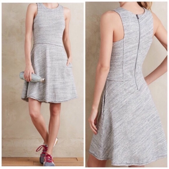 Anthropologie Dresses & Skirts - ANTHROPOLOGIE ✨Grey✨ State Ballpark Day Dress